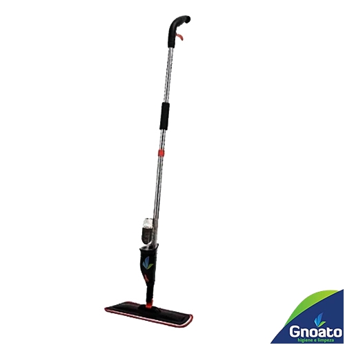 Conjunto Mop Plano Spray POWERMAID Com Reservatório, Gatilho e Cabo Em Aço
