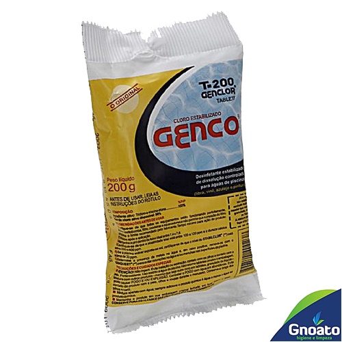 Cloro Em Tablete GENCO T-200-200g